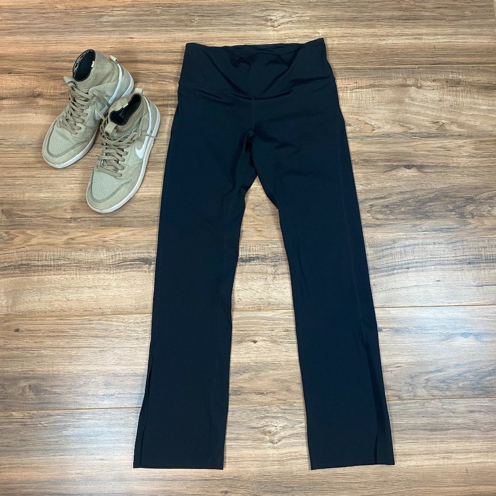 REVOLVE Wellbeing + Beingwell Straight Leg Pant with Slit Women's M Color Black